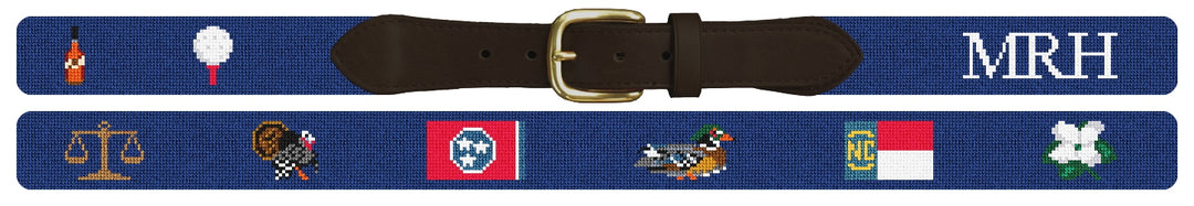 Custom Needlepoint Belt