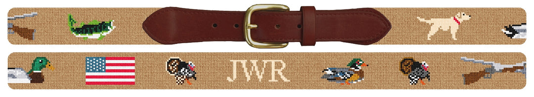 Custom Needlepoint Belt