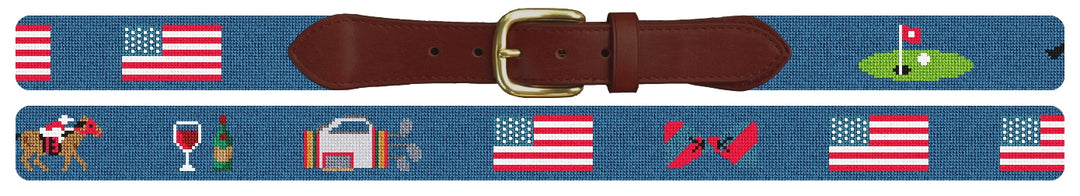 Custom Needlepoint Belt