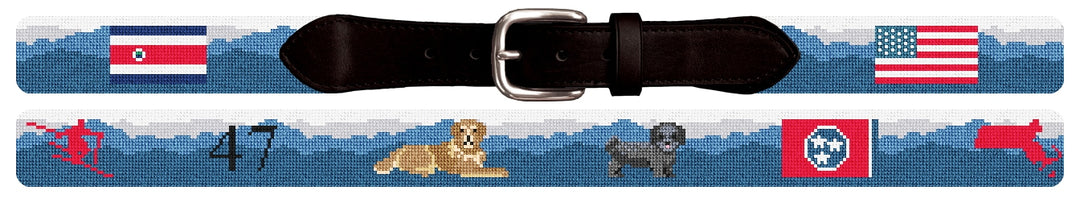 Custom Needlepoint Belt