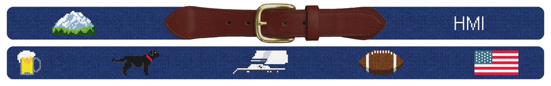 Custom Needlepoint Belt