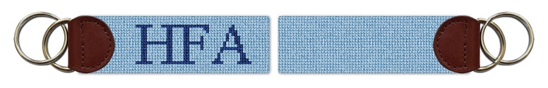 Custom Needlepoint Key Fob