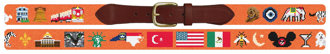 Custom Needlepoint Belt
