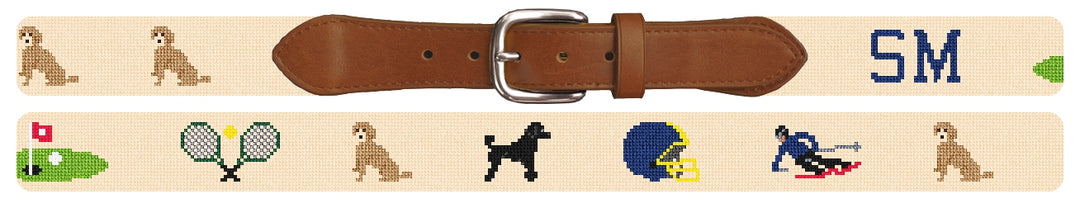Custom Needlepoint Belt