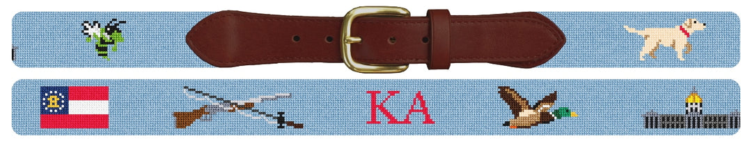 Custom Needlepoint Belt