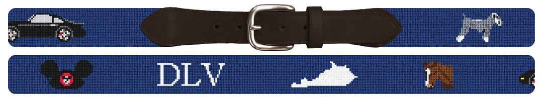 Custom Needlepoint Belt