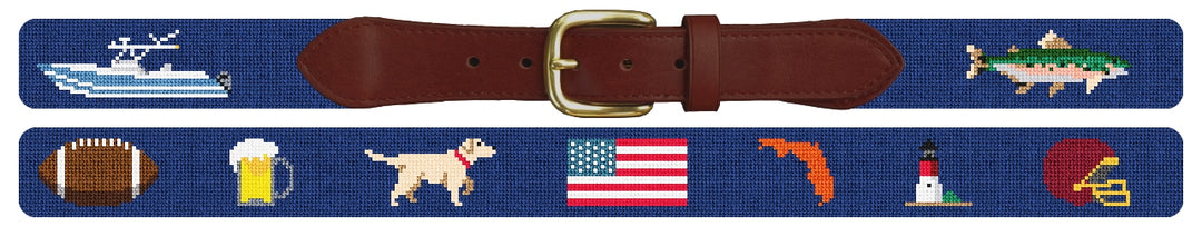Custom Needlepoint Belt
