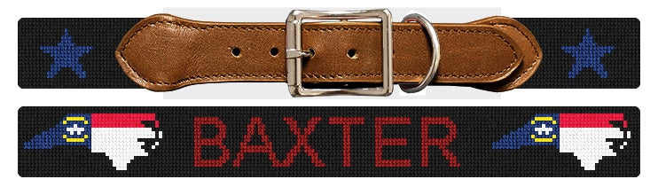 Custom Needlepoint Dog Collar
