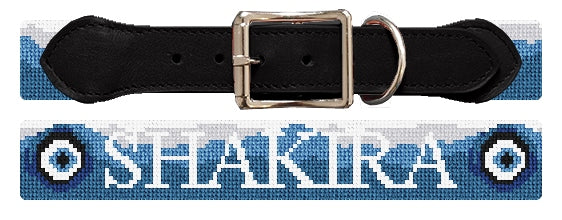 Custom Needlepoint Dog Collar