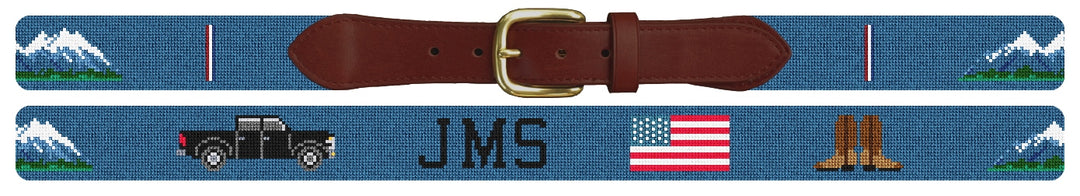 Custom Needlepoint Belt