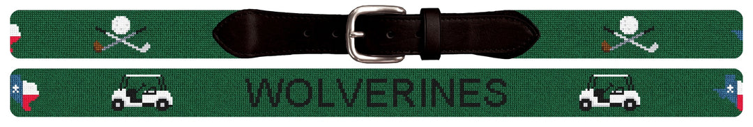 Custom Needlepoint Belt