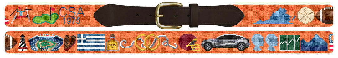 Custom Needlepoint Belt