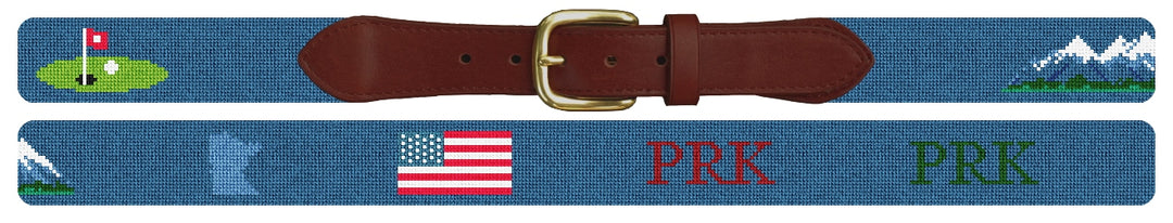 Custom Needlepoint Belt