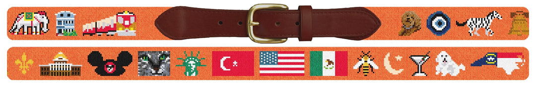 Custom Needlepoint Belt