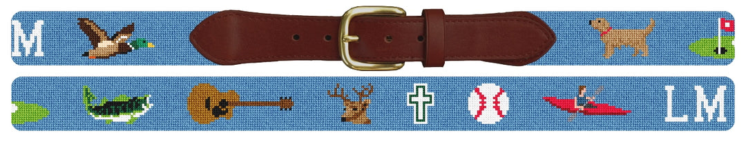 Custom Needlepoint Belt
