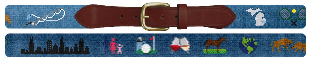 Custom Needlepoint Belt