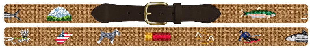 Custom Needlepoint Belt