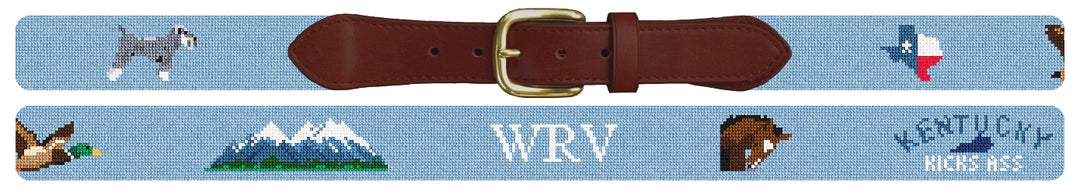 Custom Needlepoint Belt