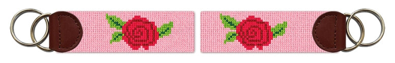 Custom Needlepoint Key Fob