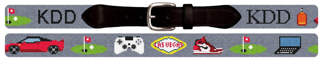 Custom Needlepoint Belt