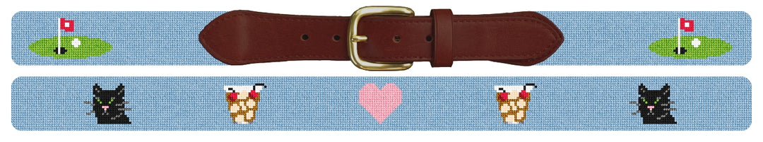 Custom Needlepoint Belt