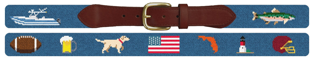 Custom Needlepoint Belt