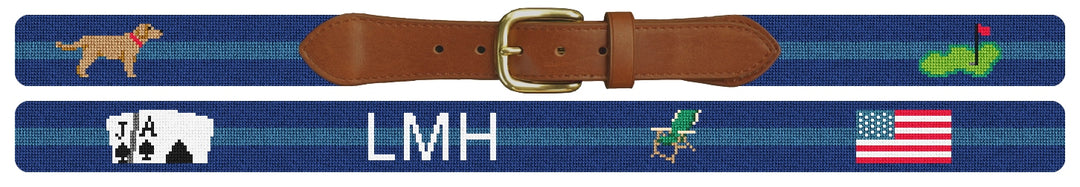 Custom Needlepoint Belt