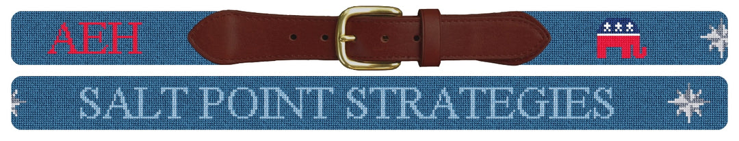 Custom Needlepoint Belt