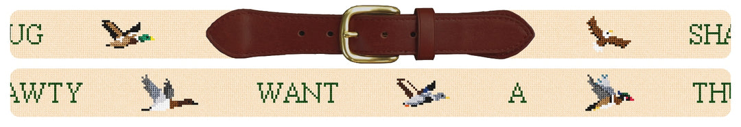 Custom Needlepoint Belt