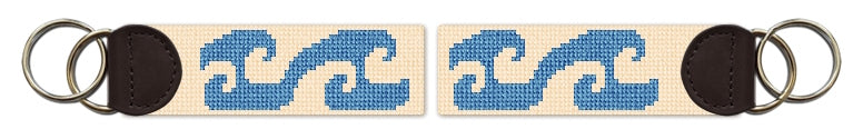 Custom Needlepoint Key Fob