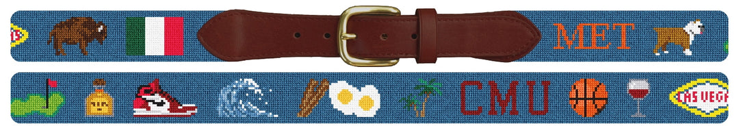 Custom Needlepoint Belt