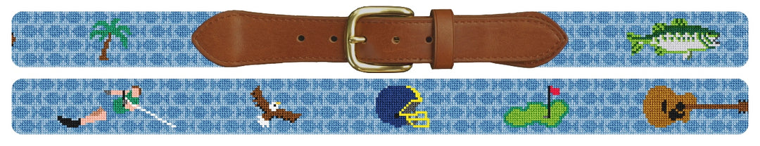Custom Needlepoint Belt