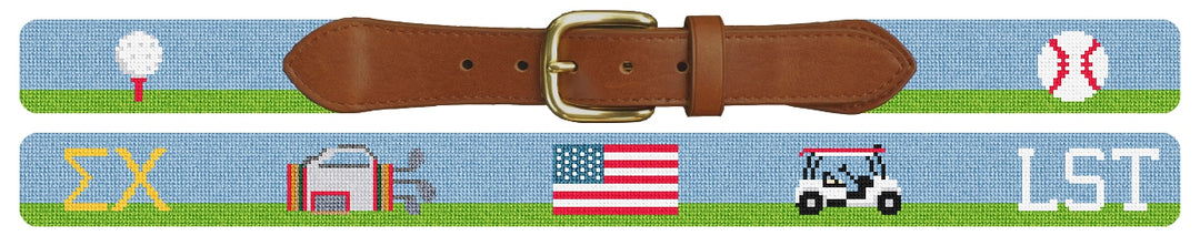Custom Needlepoint Belt
