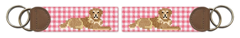 Custom Needlepoint Key Fob