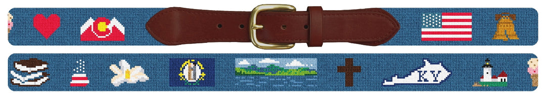 Custom Needlepoint Belt