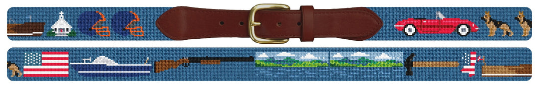Custom Needlepoint Belt