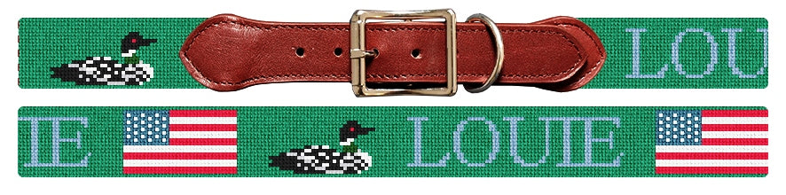 Custom Needlepoint Dog Collar