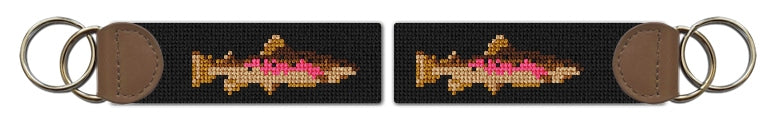 Custom Needlepoint Key Fob
