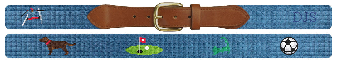 Custom Needlepoint Belt