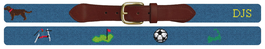 Custom Needlepoint Belt