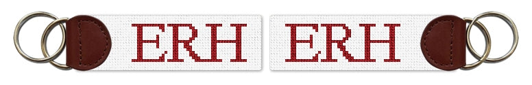 Custom Needlepoint Key Fob