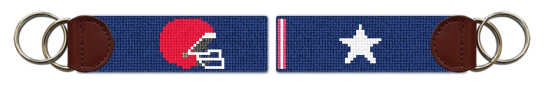 Custom Needlepoint Key Fob