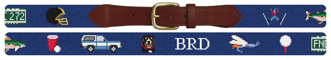 Custom Needlepoint Belt