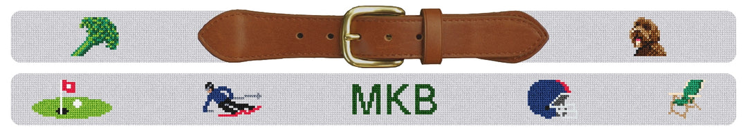 Custom Needlepoint Belt