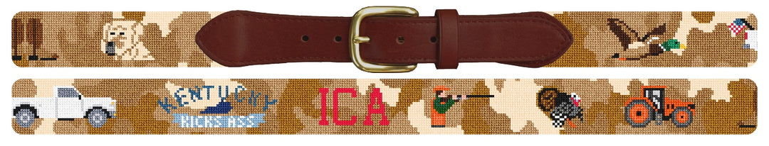 Custom Needlepoint Belt