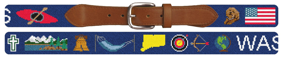 Custom Needlepoint Belt