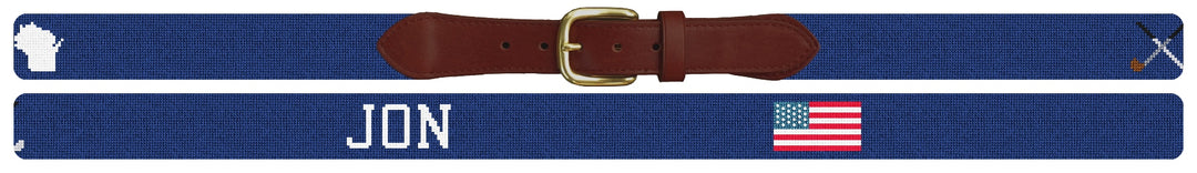 Custom Needlepoint Belt