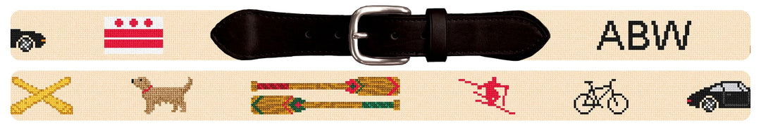 Custom Needlepoint Belt