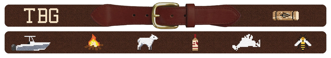 Custom Needlepoint Belt