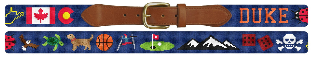 Custom Needlepoint Belt